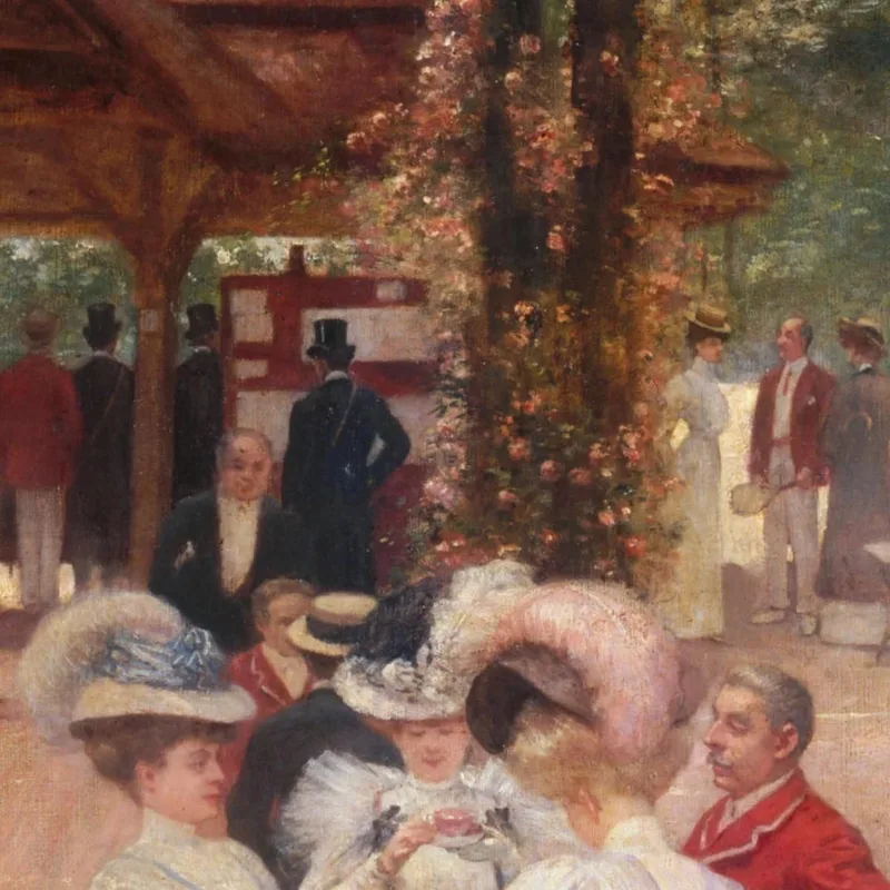The Circle Of The Île De Puteaux Henri Gervex