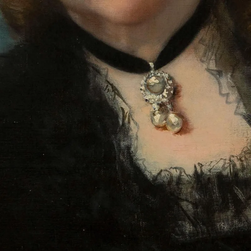 Portrait De Madame Blerzy Henri Gervex