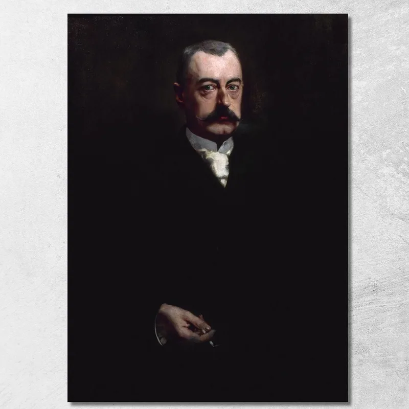 Portrait De Pierre Waldeck-Rousseau (1846-1904), Homme Politique Henri Gervex tableau impression sur toile