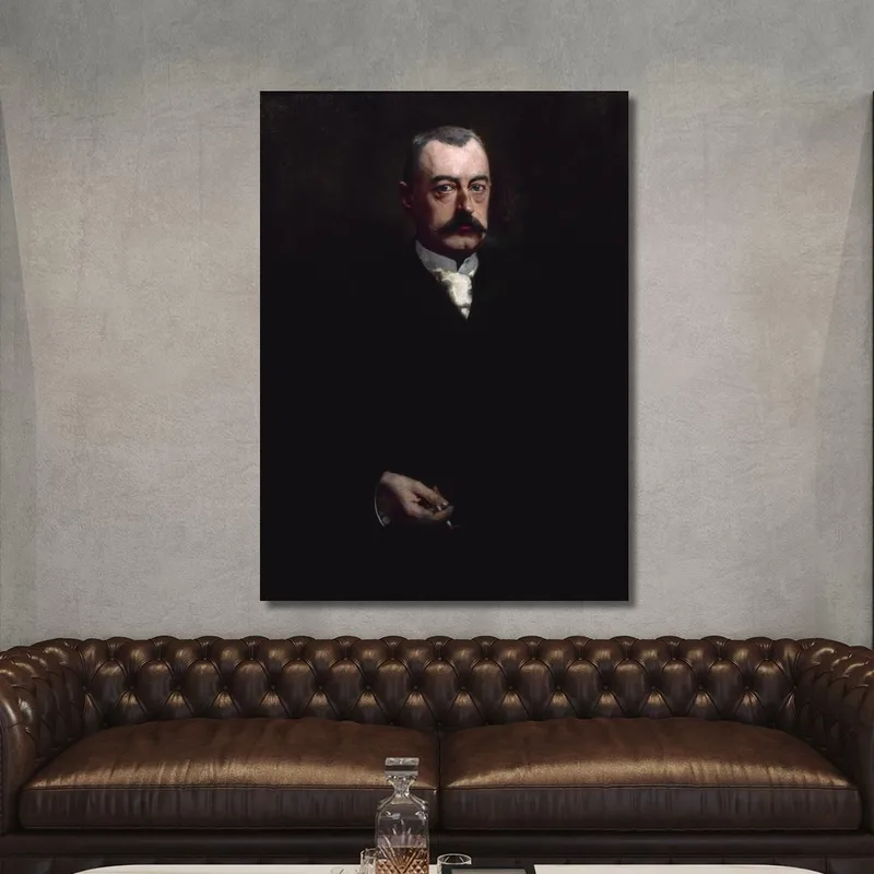 Portrait De Pierre Waldeck-Rousseau (1846-1904) Homme Politique Henri Gervex