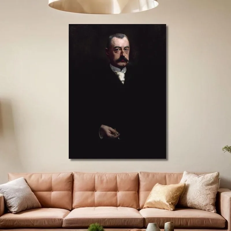 Portrait De Pierre Waldeck-Rousseau (1846-1904) Homme Politique Henri Gervex