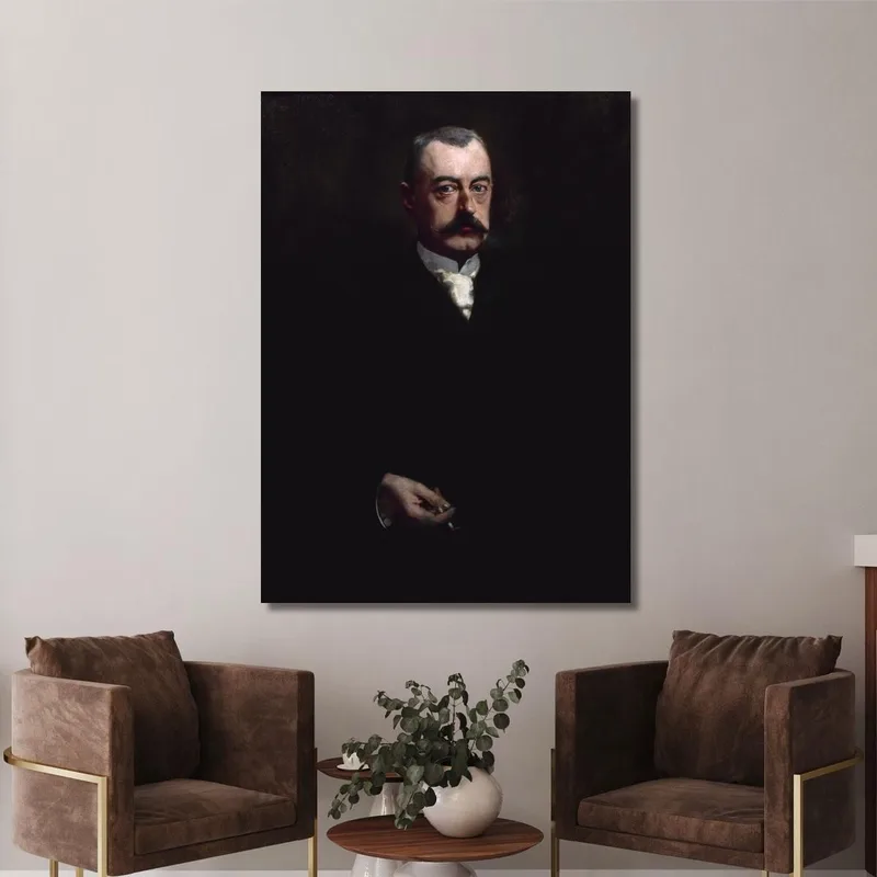 Portrait De Pierre Waldeck-Rousseau (1846-1904) Homme Politique Henri Gervex