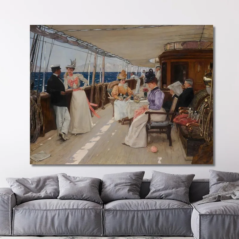 Yachting Dans L'Archipel Henri Gervex