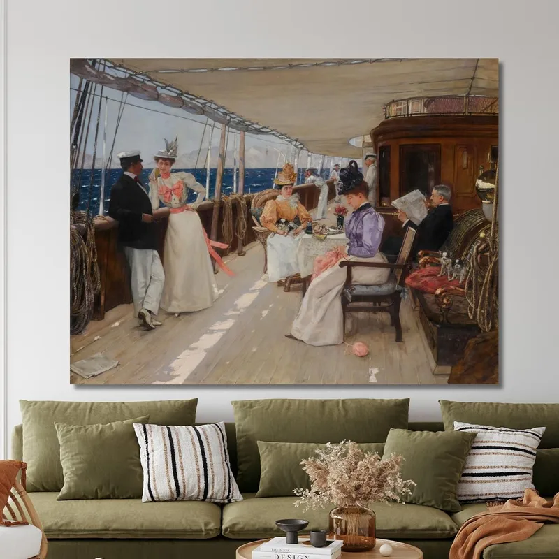 Yachting Dans L'Archipel Henri Gervex