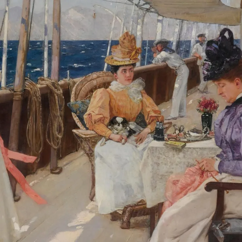 Yachting Dans L'Archipel Henri Gervex