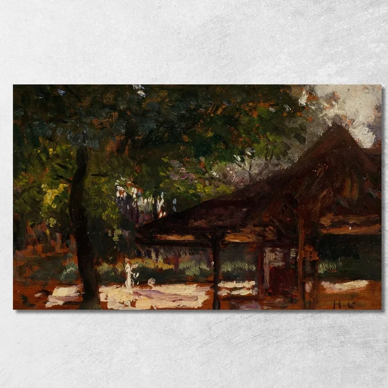 Étude Pour "Le Cercle De L'Île De Puteaux" 3 Henri Gervex tableau impression sur toile