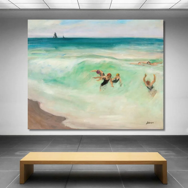 Bathers In The Wave Henri Lebasque