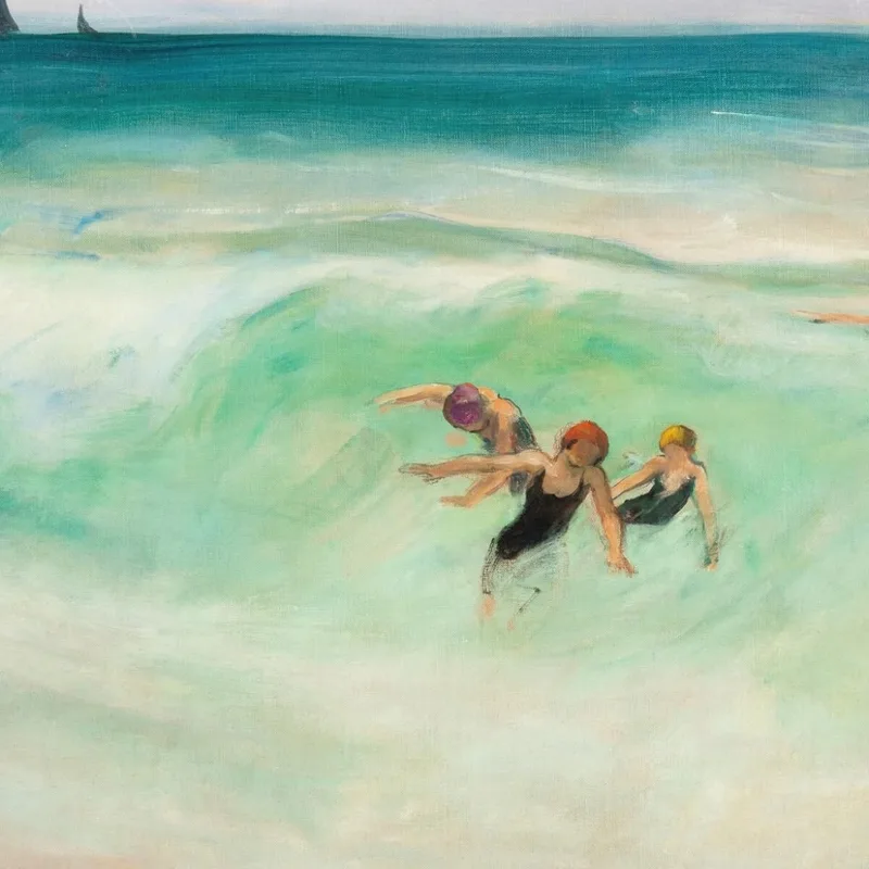 Bathers In The Wave Henri Lebasque