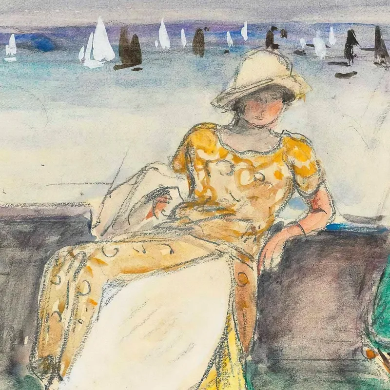 Donna Alle Regate Henri Lebasque