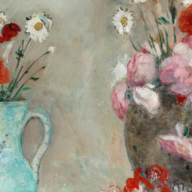 Fiori Su Un Tavolo Su Una Terrazza Henri Lebasque