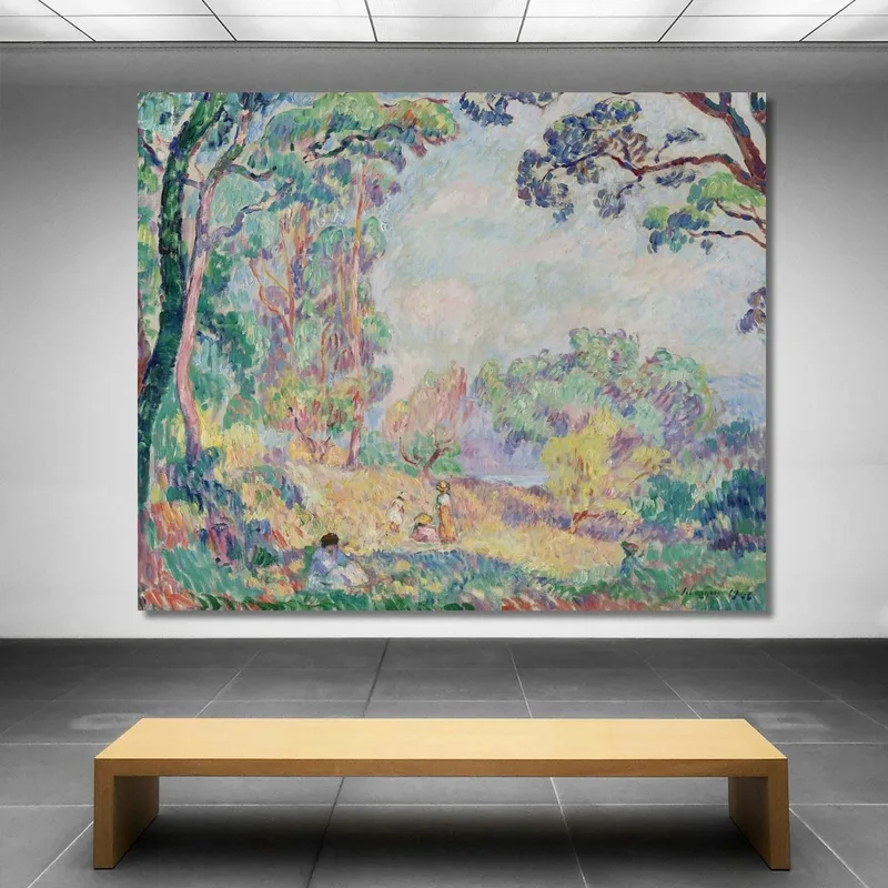 Young Women And Girls In A Landscape Henri Lebasque