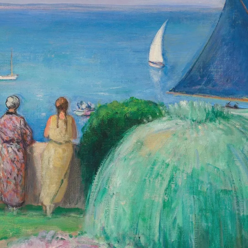 The Blue Sail Prefailles Henri Lebasque