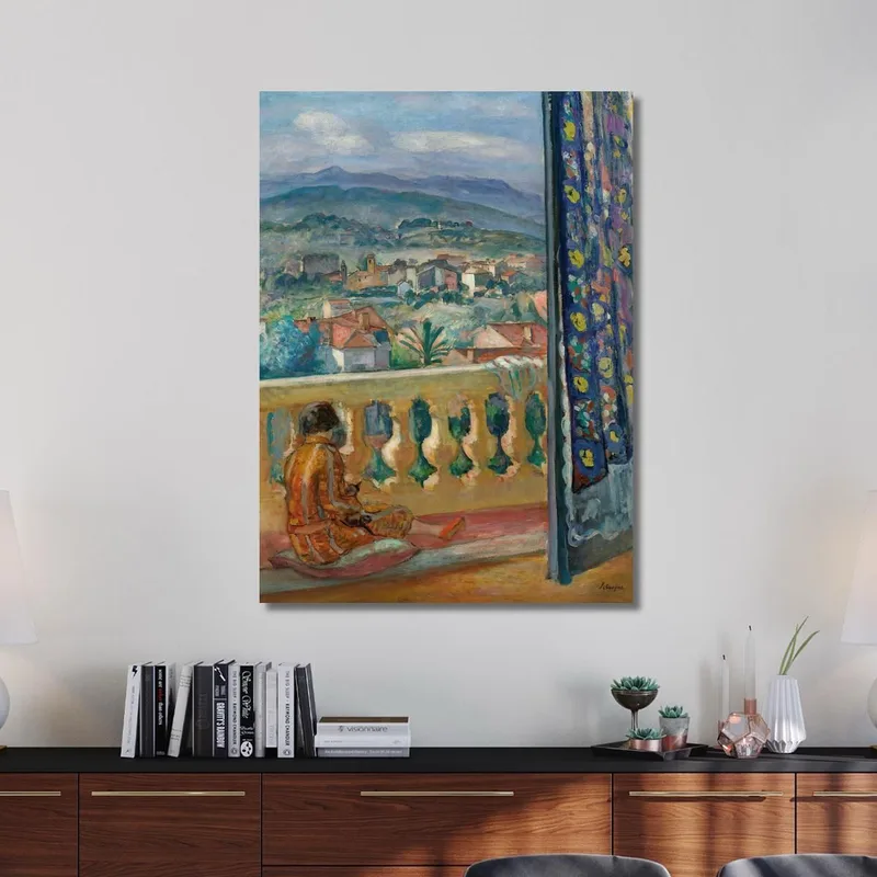 Le Cannet Le Rideau Bleu Henri Lebasque