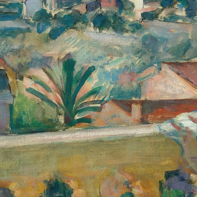Le Cannet Le Rideau Bleu Henri Lebasque