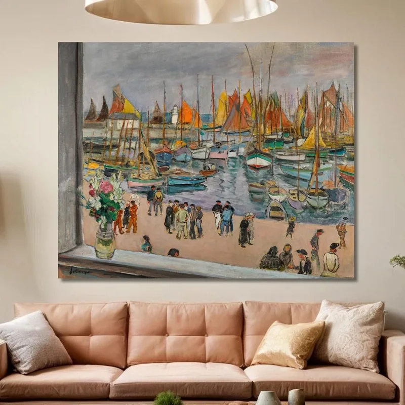 L'Isola Di Yeu Finestra Aperta Sul Porto Henri Lebasque