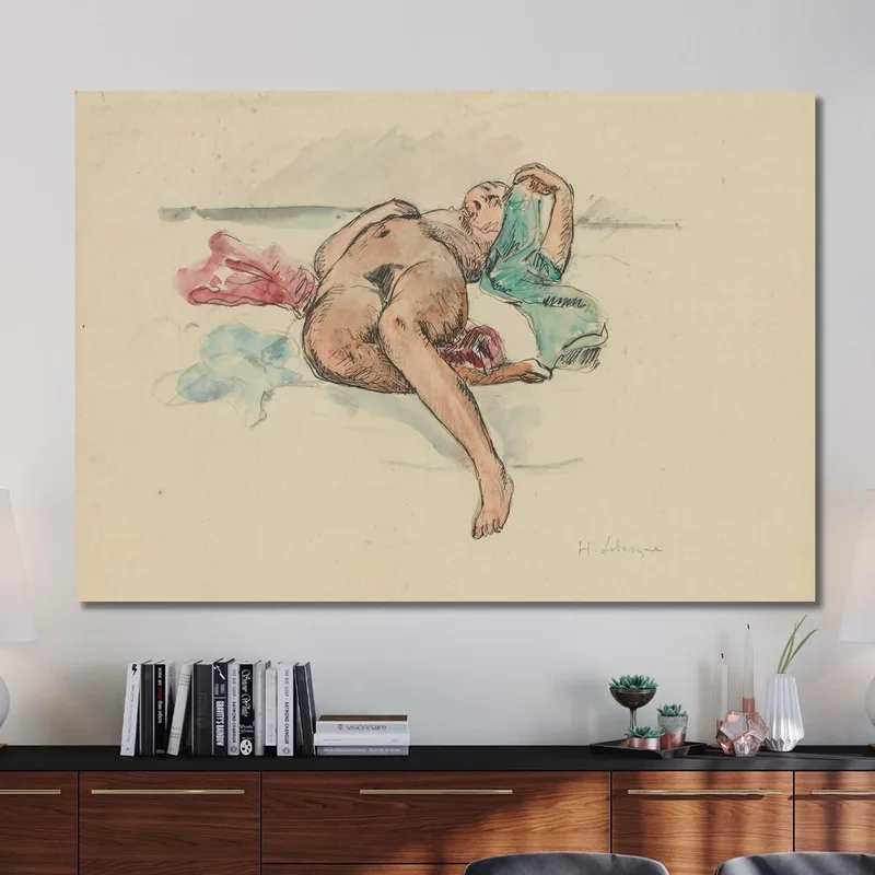 Nude Lying 2 Henri Lebasque