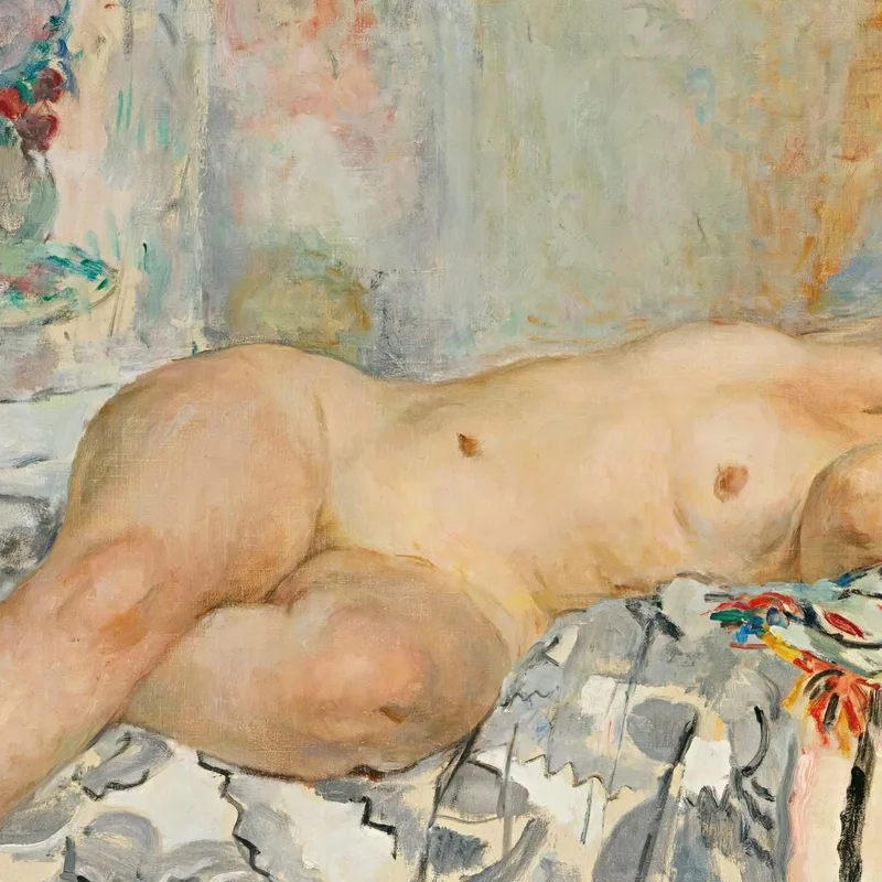 Nudo Sdraiato Sul Cuscino Spagnolo Henri Lebasque