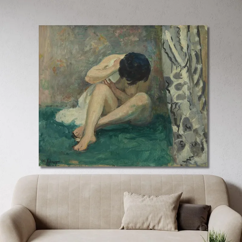 Bene O Tappeto Verde Calcio Henri Lebasque