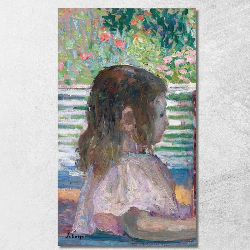 Kleiner Kopf Im Profil Henri Lebasque drucken auf leinwand