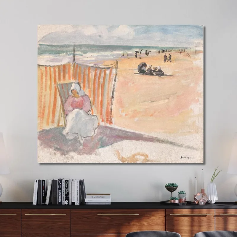 Sulla Spiaggia Di St. Jean De Monts Henri Lebasque