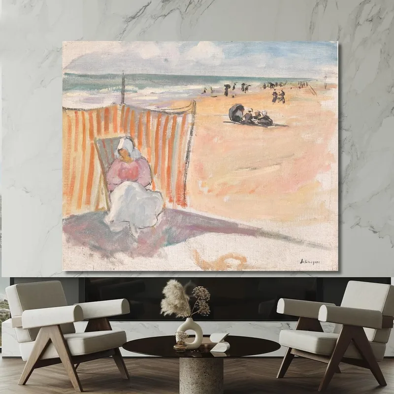 Sulla Spiaggia Di St. Jean De Monts Henri Lebasque