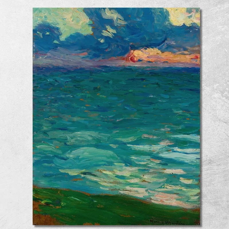 By The Sea Henri Martin canvas print