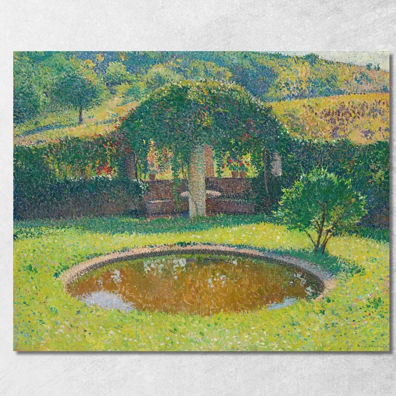 Pond And Arbor Southwest Of The Marquayrol Park Henri Martin canvas print