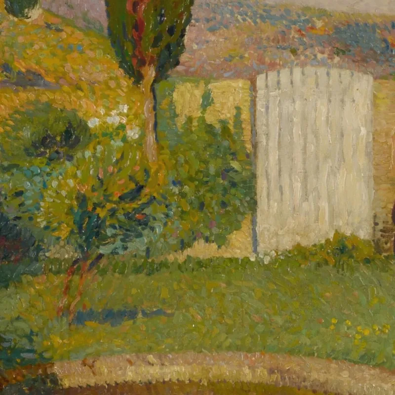 Estanque Oeste Del Parque De Marquayrol Con Vista Al Taller De Henri Martin Henri Martin