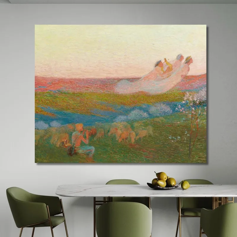 Schäfer Und Seine Drei Musen Henri Martin