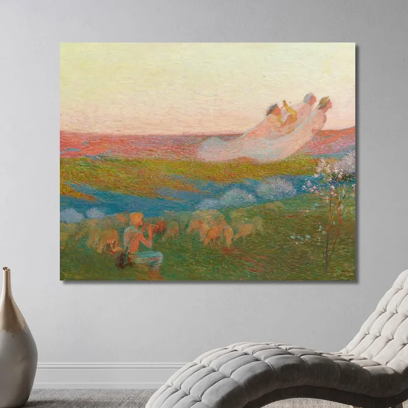 Schäfer Und Seine Drei Musen Henri Martin