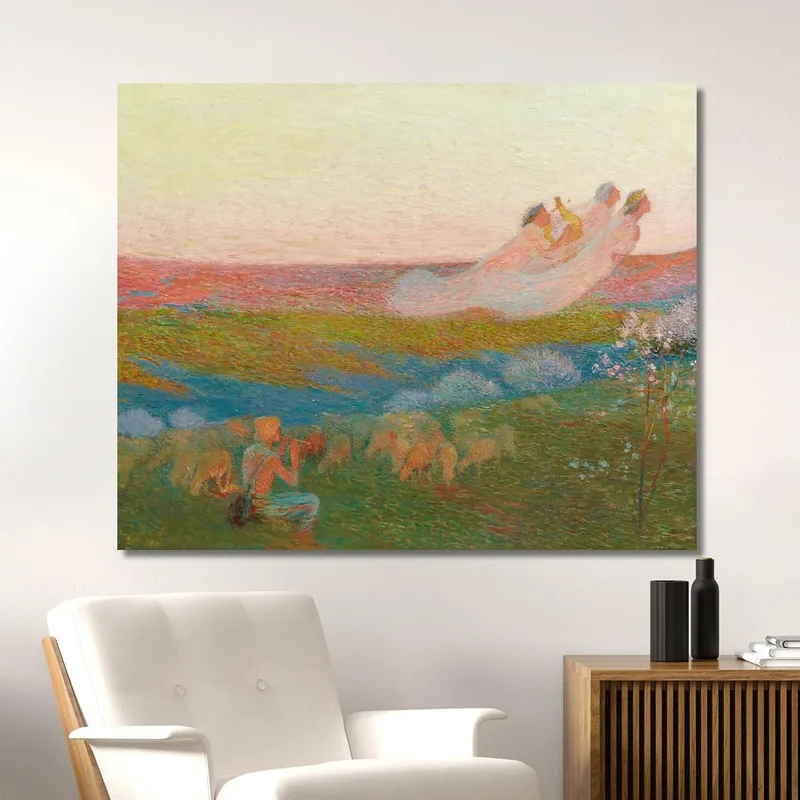 Schäfer Und Seine Drei Musen Henri Martin
