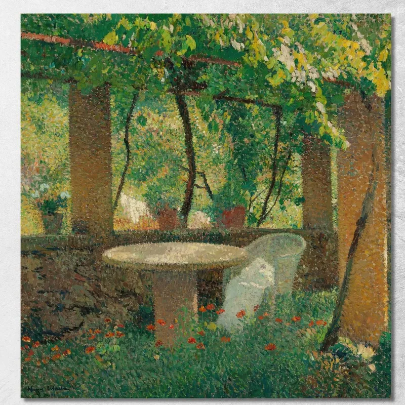 Arbor Henri Martin canvas print