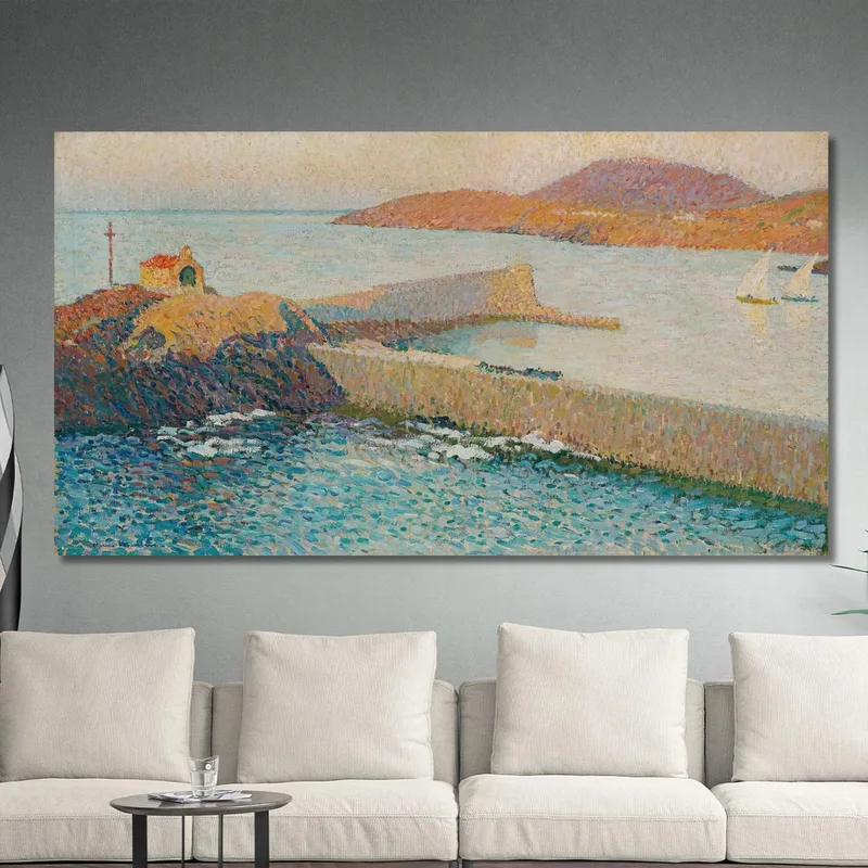 Collioure: La Capilla En El Dique Henri Martin