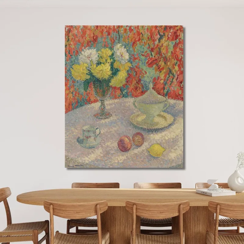 Dahlias In The Sun Henri Martin