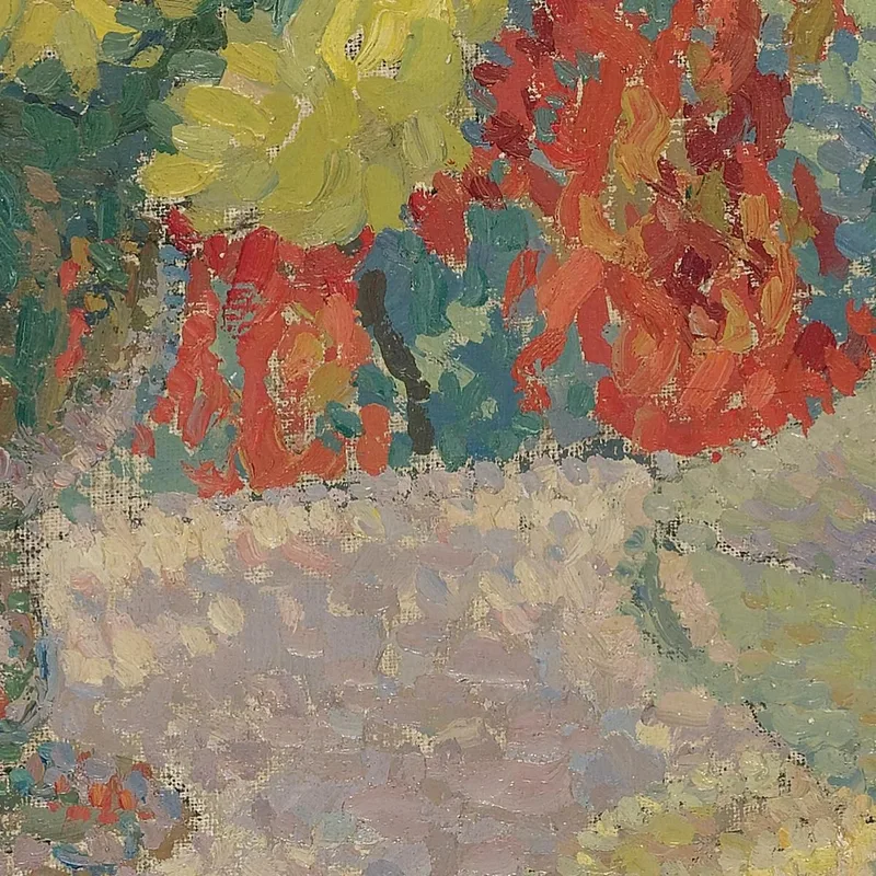 Dahlias In The Sun Henri Martin