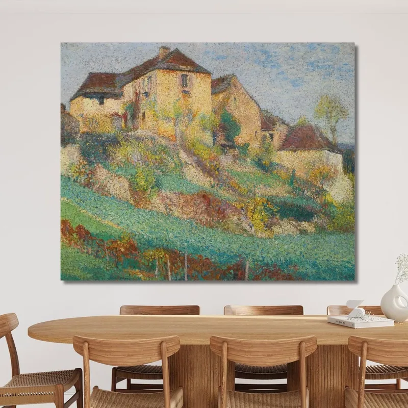 The Big House Of La Combe At Labastide-Du-Vert In Summer Henri Martin