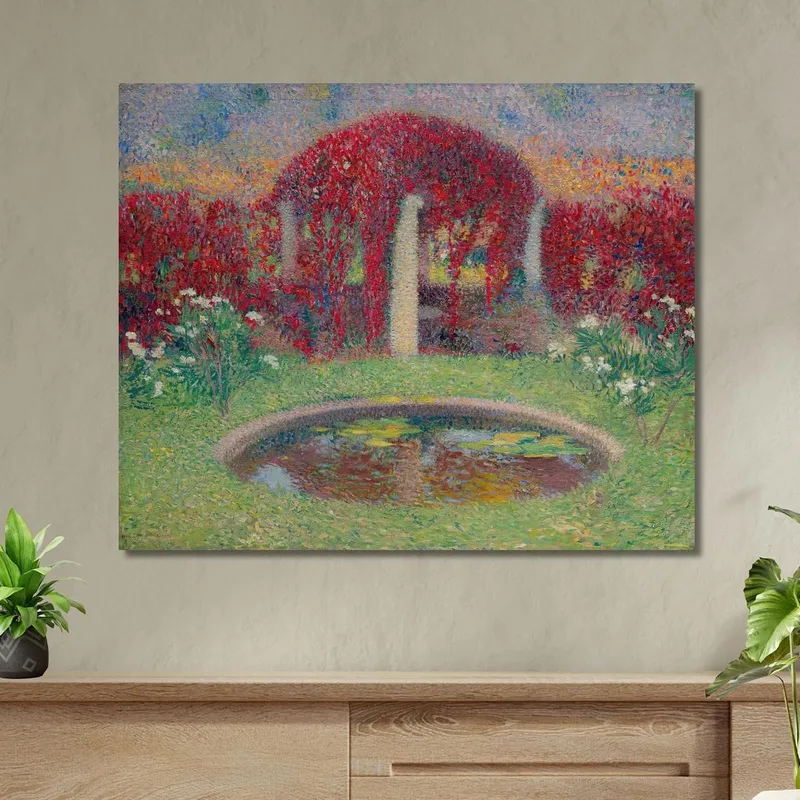 Le Bassin Et Le Tonnelle Henri Martin