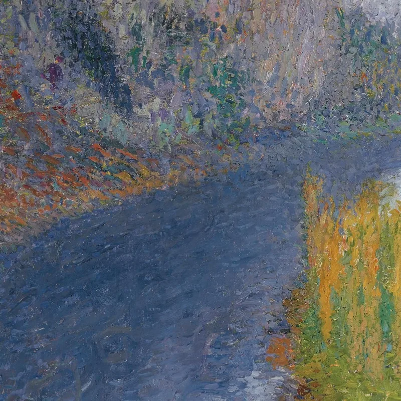 El Lot Al Pie De Los Acantilados De St-Cirq-Lapopie Henri Martin