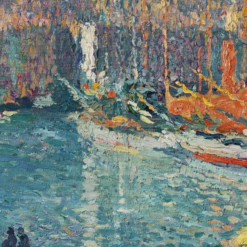 Le Vieux Port De Marseille Henri Martin