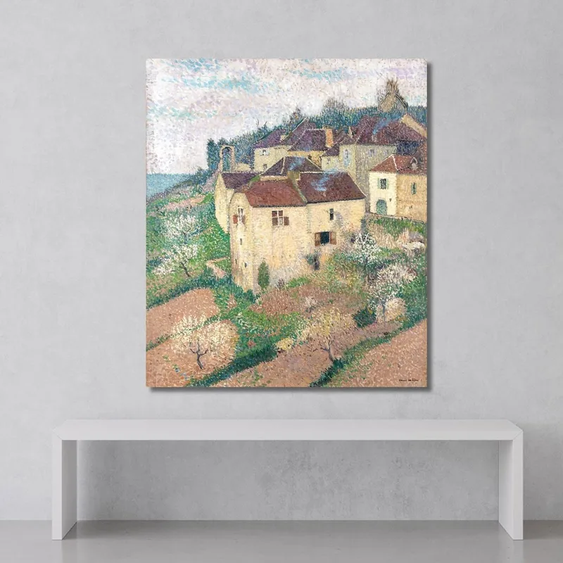 Maisons À Saint-Cirq-Lapopie Henri Martin
