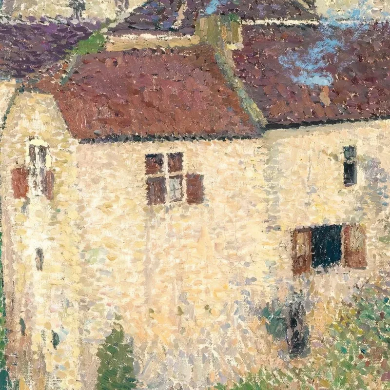 Maisons À Saint-Cirq-Lapopie Henri Martin