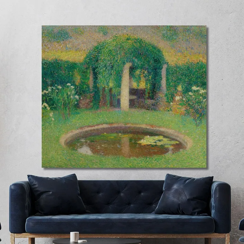Petit Bassin Près De La Tonnelle Sud De Marquayrol – Jardin De L'Artiste Henri Martin