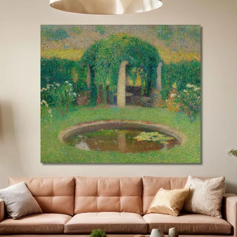 Petit Bassin Près De La Tonnelle Sud De Marquayrol – Jardin De L'Artiste Henri Martin