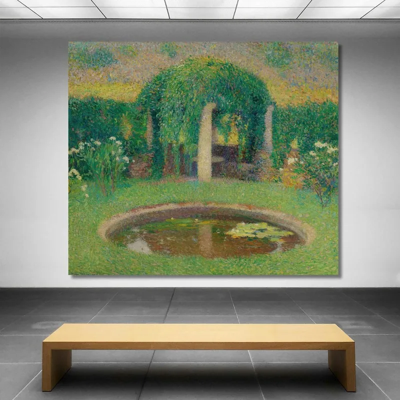 Petit Bassin Près De La Tonnelle Sud De Marquayrol – Jardin De L'Artiste Henri Martin