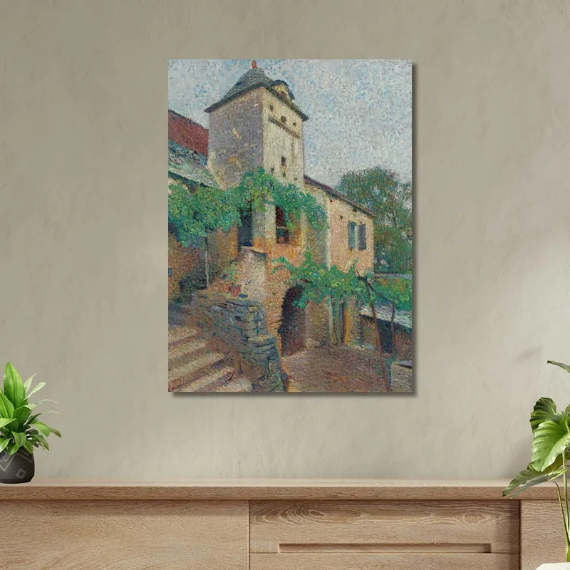 Veduta Di Una Fattoria Con Un Colombario Henri Martin