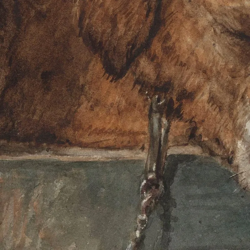 Gato Acechando Pájaros Junto A Un Perro Dormido Henriëtte Ronner-Knip