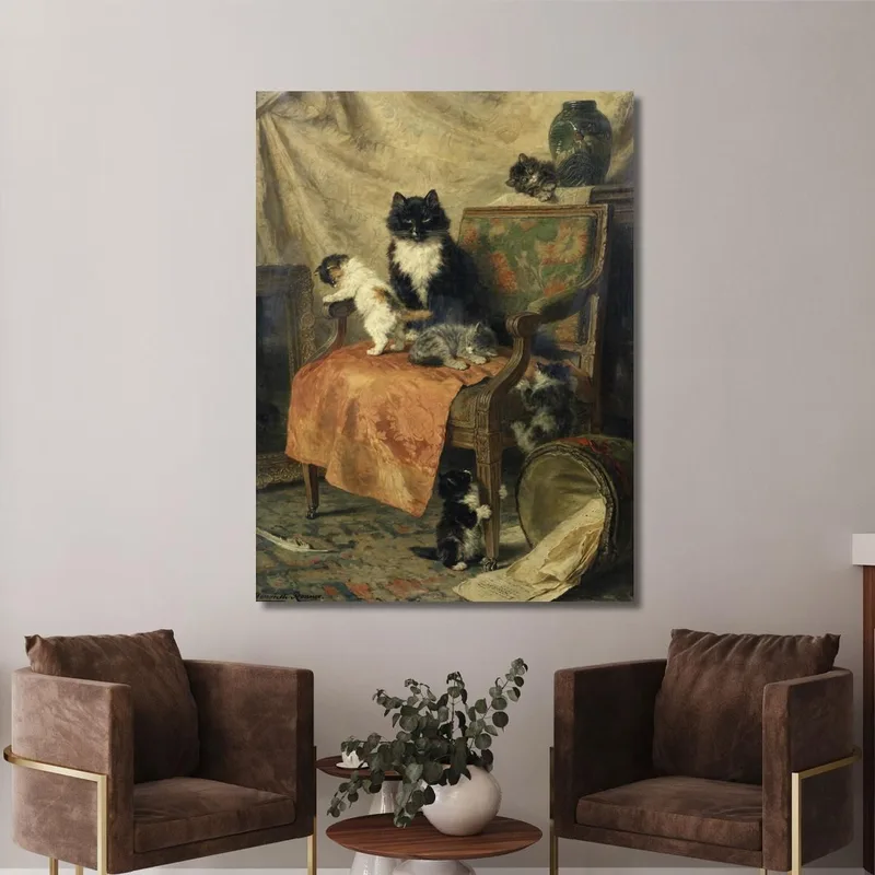Chatons Jouant 2 Henriëtte Ronner-Knip