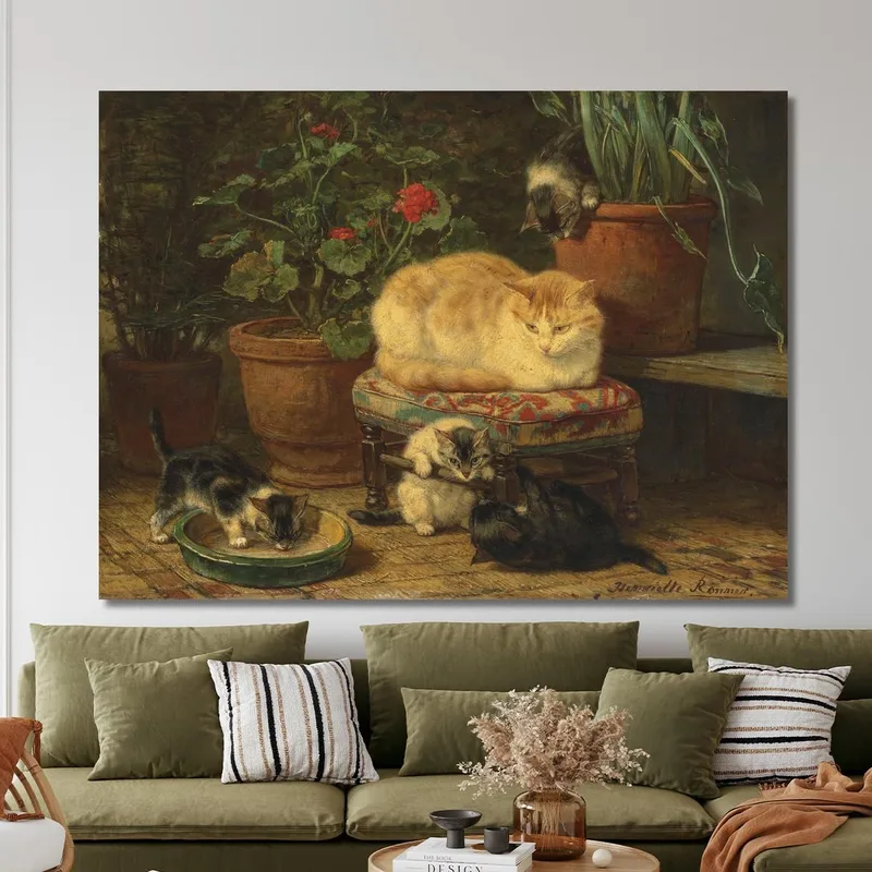 Gattini Che Giocano 3 Henriëtte Ronner-Knip