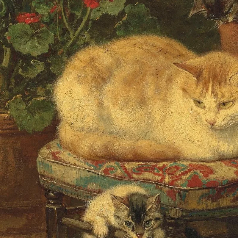 Gattini Che Giocano 3 Henriëtte Ronner-Knip