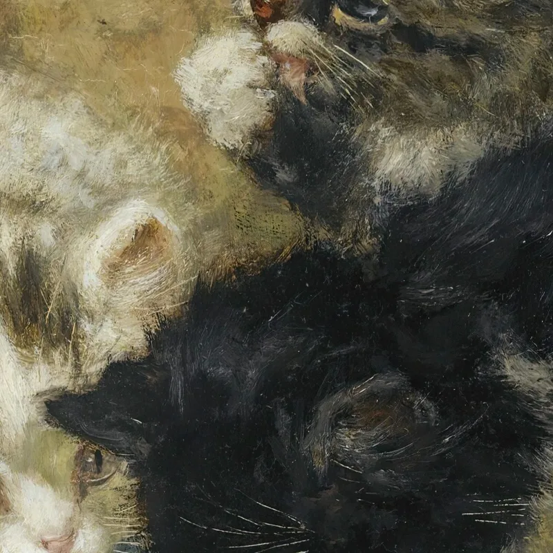 Drei Kätzchen 2 Henriëtte Ronner-Knip